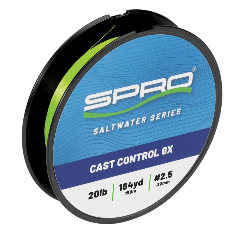 Spro Cast Control 8X 16.8Kg 150M 0.22 lime grn