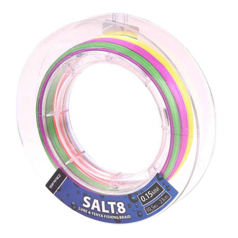 Spro Salt8 Vlecht Veelkleurig 18/100 150M