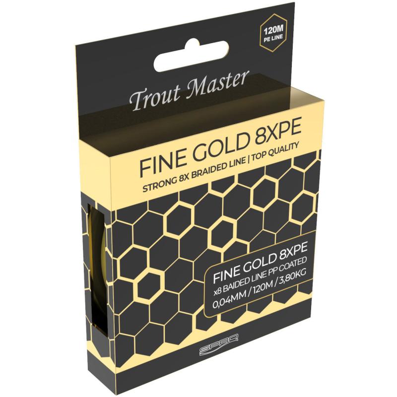 Spro Trout Master Fine Gold X8 Pe 0,06Mm