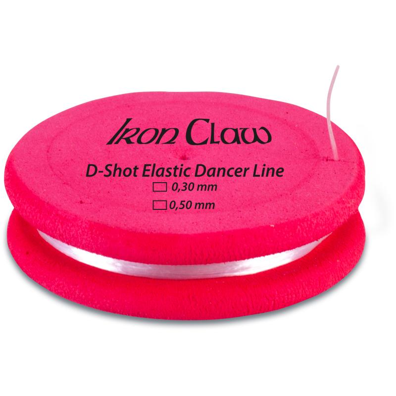 Iron Claw D-Shot elastische danserlijn 0,30 mm, 3 m
