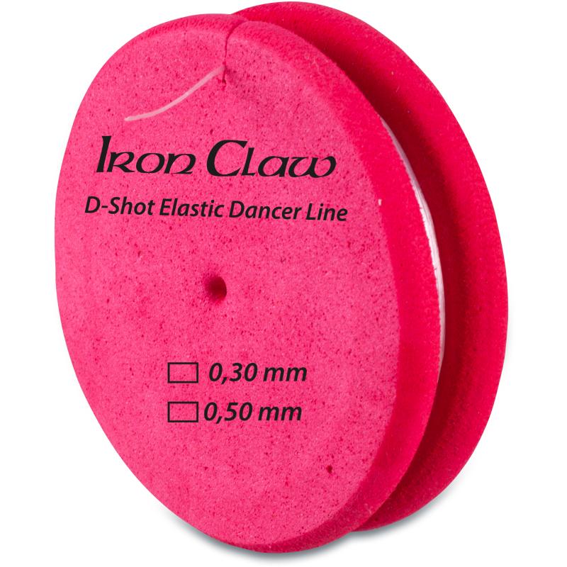 Iron Claw D-Shot elastische danserlijn 0,50 mm, 3 m