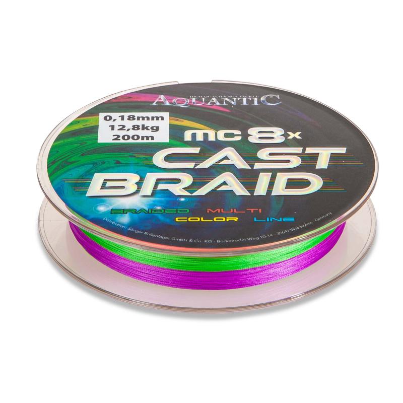Aquantic MC-8 Cast Braid 0,13mm 200m