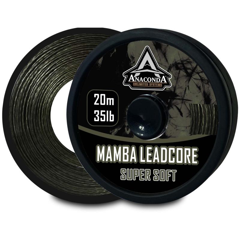 Anaconda Superzachte Mamba Leadcore 20M/45Lb