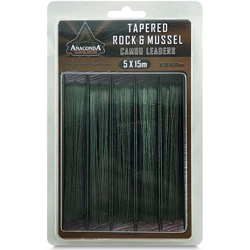 Anac taps toelopende Rock & Mussel Camou-leiders 0,30-0,57 mm