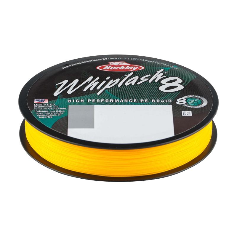 Berkley Whiplash8 150m 0.10mm yellow