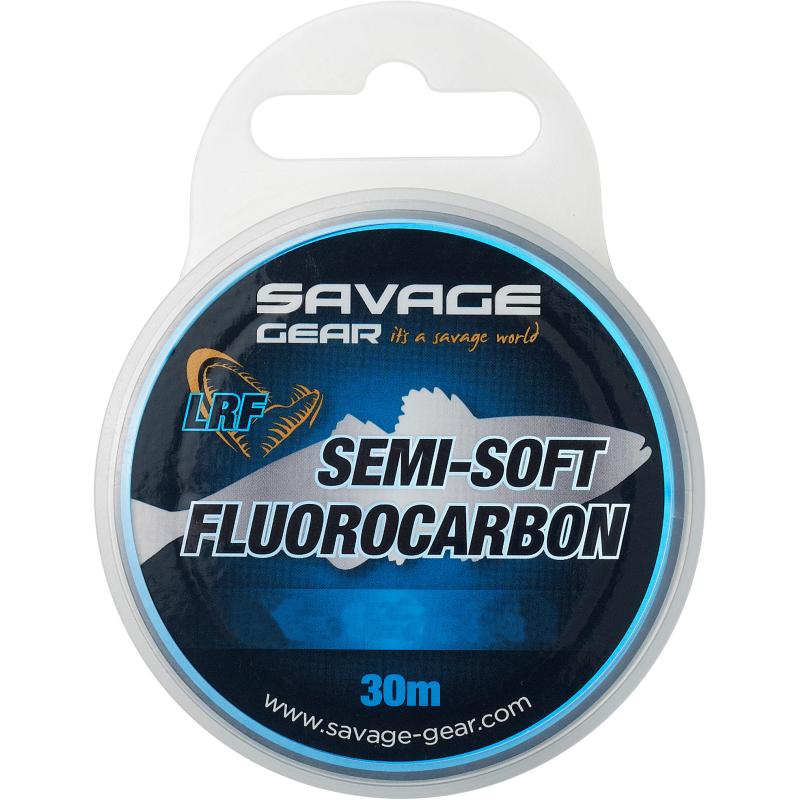 Savage Gear Semi-Soft Fluorocarbone Lrf 30M 0.14Mm 1.2Kg 2.64Lb Transparent