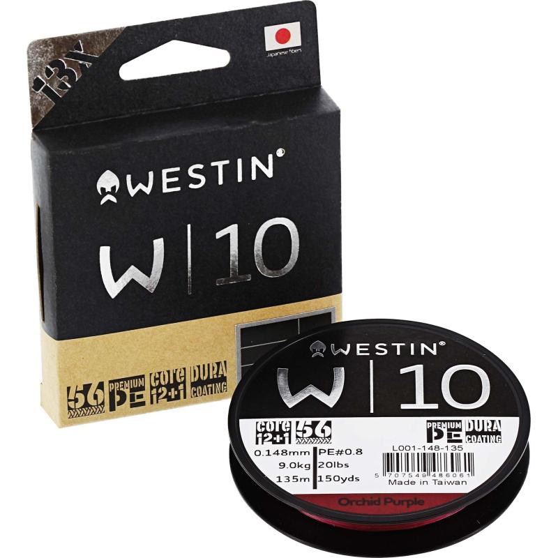 Westin W10 13 Tresse Violet 0.08mm 135M 6.0kg