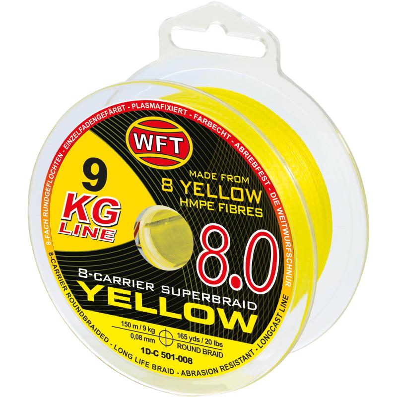 WFT KG 8.0 jaune 150m 9KG 0,08