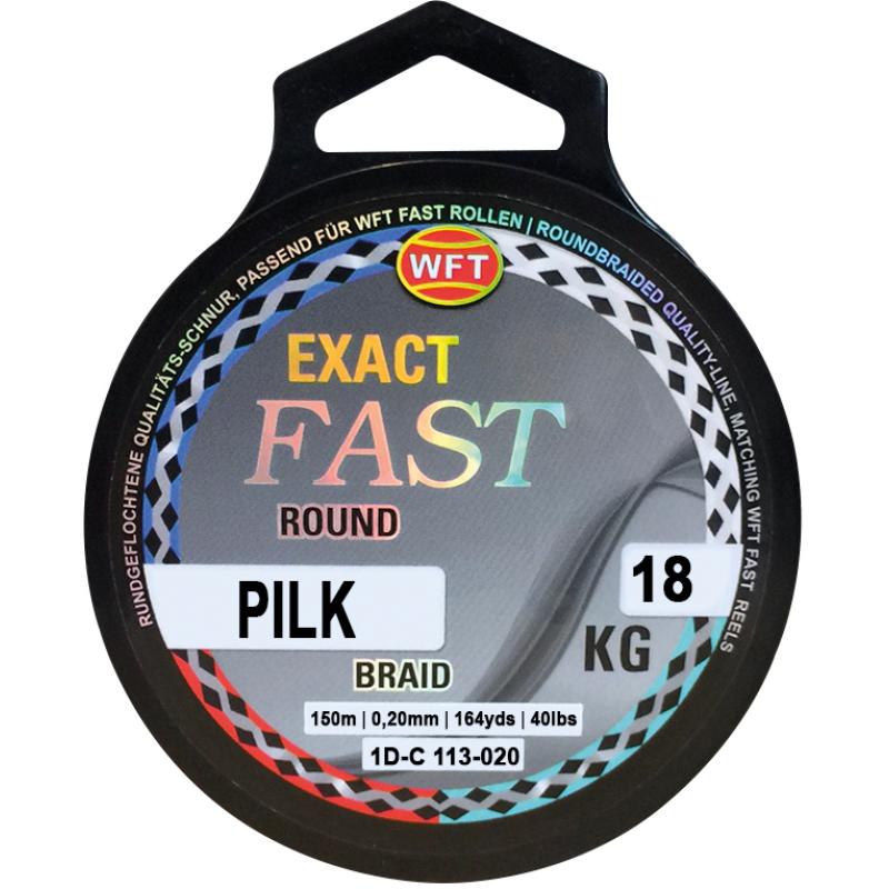 WFT Fast Pilk & Braid bleu exact 150m 18kg 0,20