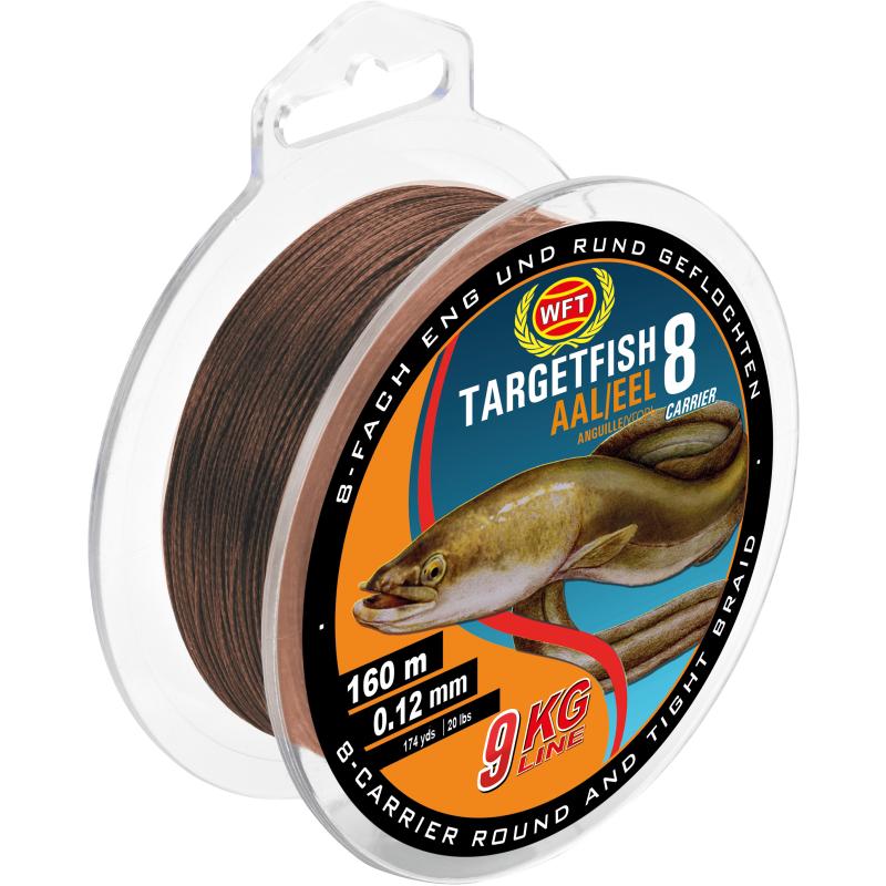 WFT TF8 anguille brune 160m 14kg 0,18