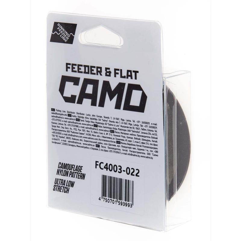 Feeder Concept monofilamentlijn FEEDER&FLAT Camo 150/022