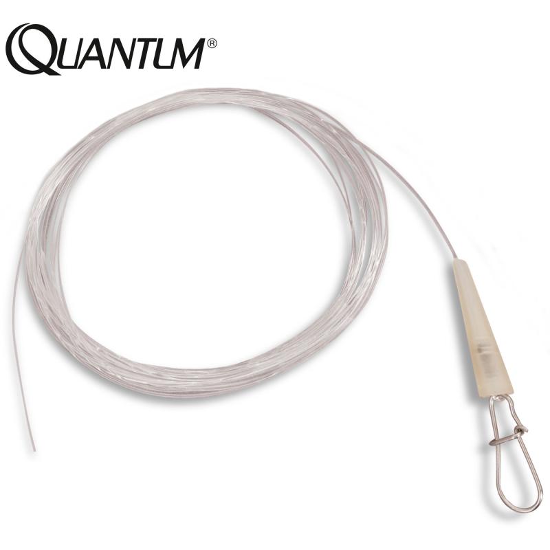 Quantum Q-Leader Hard Mono-Taper-Leader 250cm 9kg transparant 1 stuk