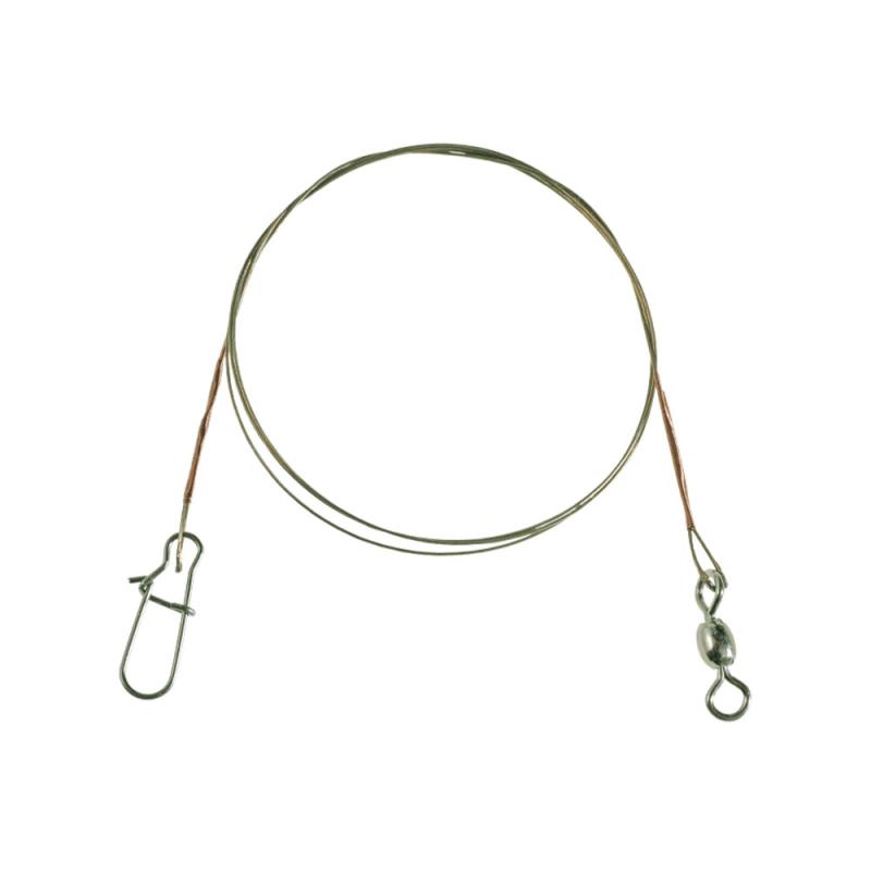 Climax Ultra 1x19 steel wire, 2pc, 30cm 20kg