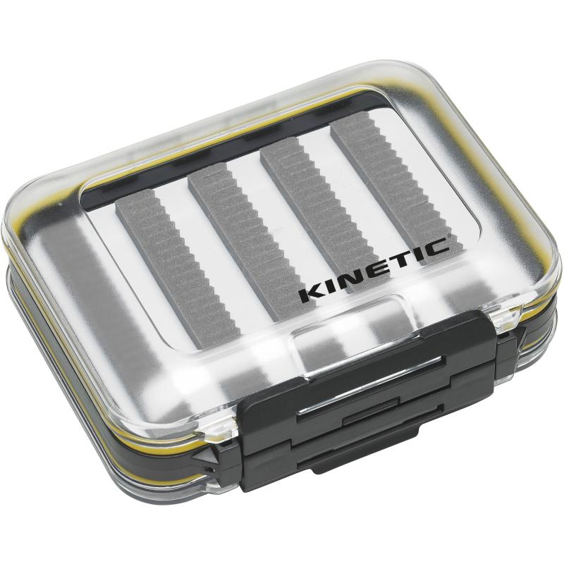 Kinetic Waterproof Fly Box M Transparant