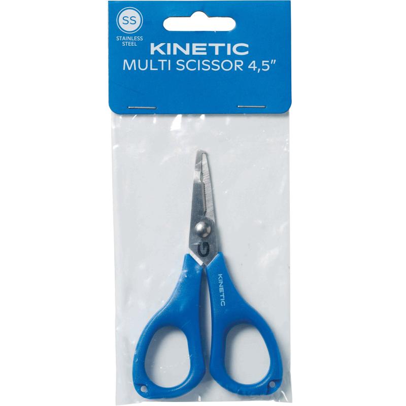 Kinetic SS Multi Ciseaux 4,5" Bleu