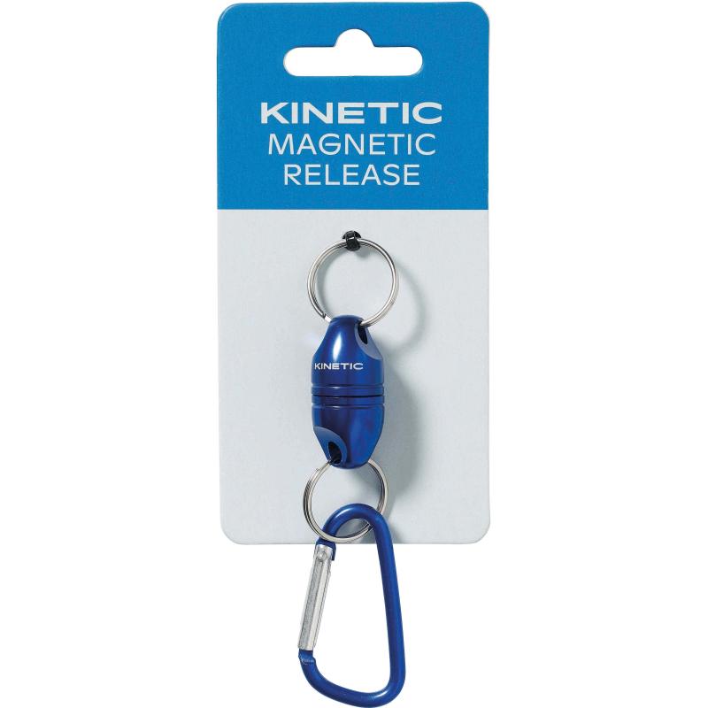 Kinetic magnetic release