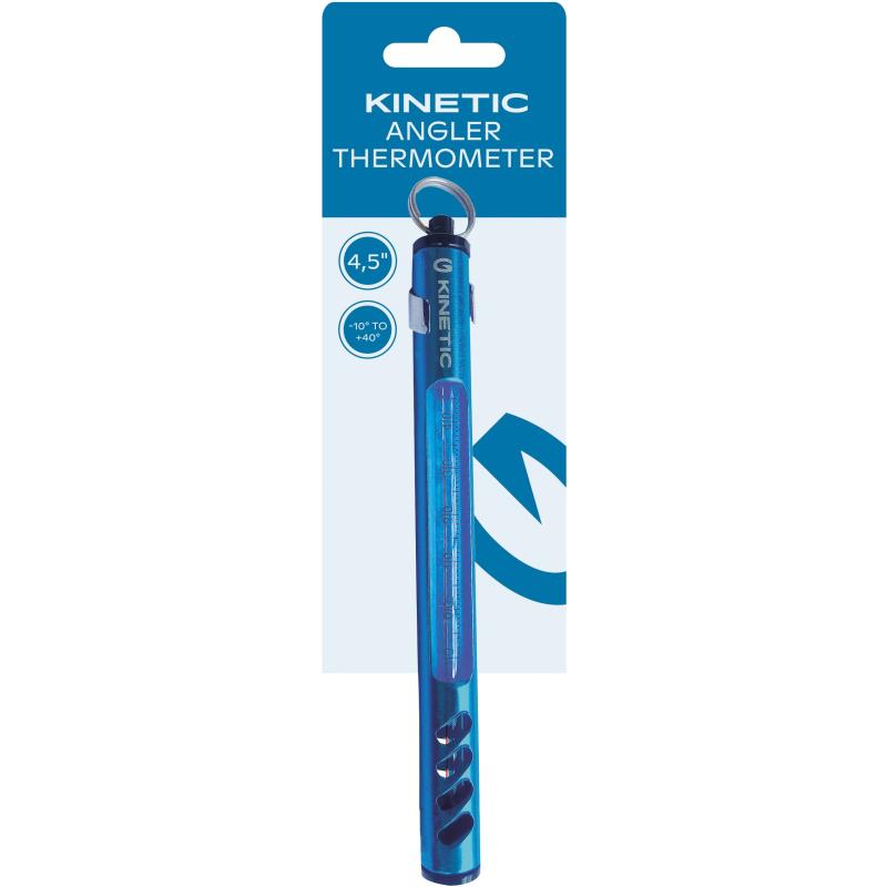 Thermomètre Kinetic Angler 4,5" Bleu
