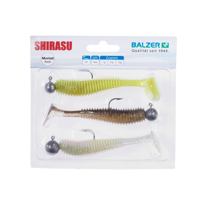 Balzer Shirasu Akiri Worm Set/Jighead 10cm