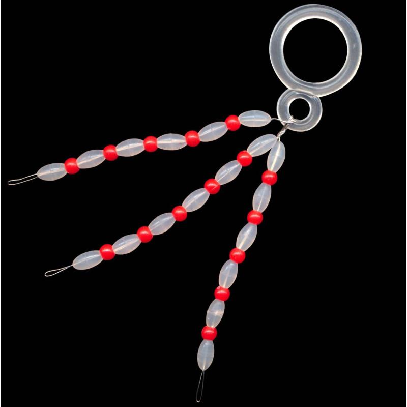 Fishing Tackle Max silicone stopper with beads