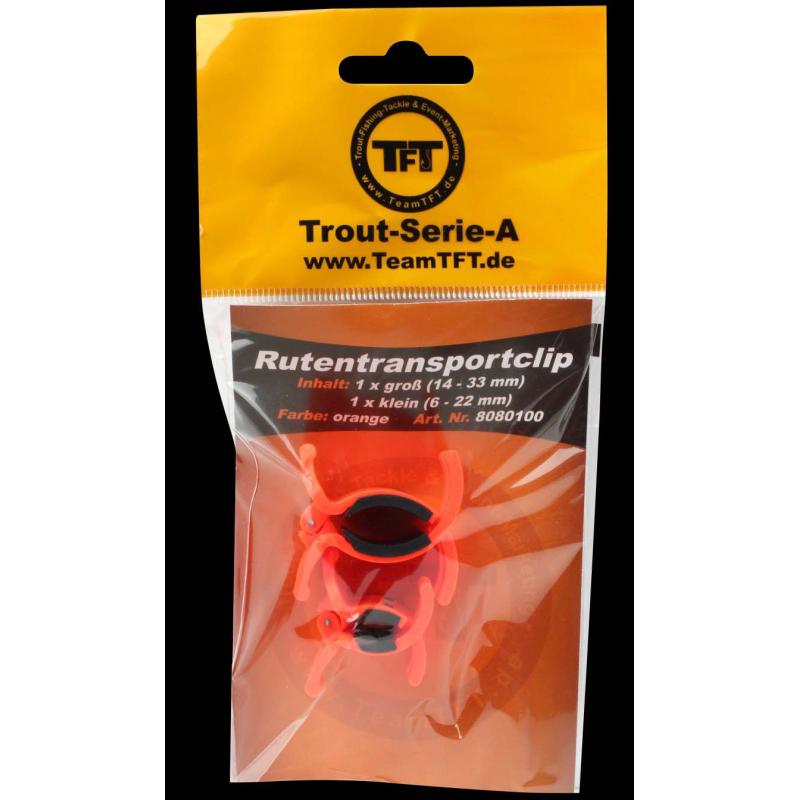 Clip de transport de tige TFT (orange) 2 pièces