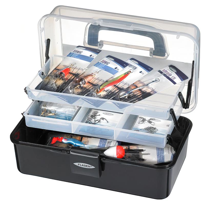FLADEN tool box with contents 2-drawer 28x16x13cm for fresh water
