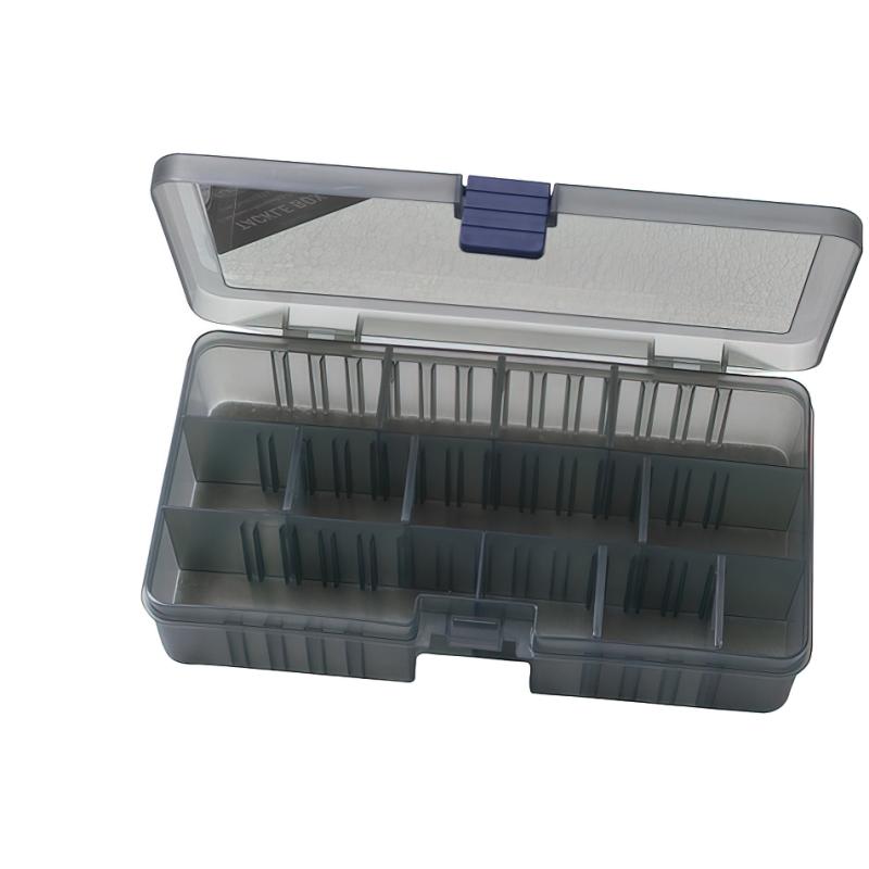 FLADEN Tackle Box smoke with free division 21.4x11.8x4.5cm