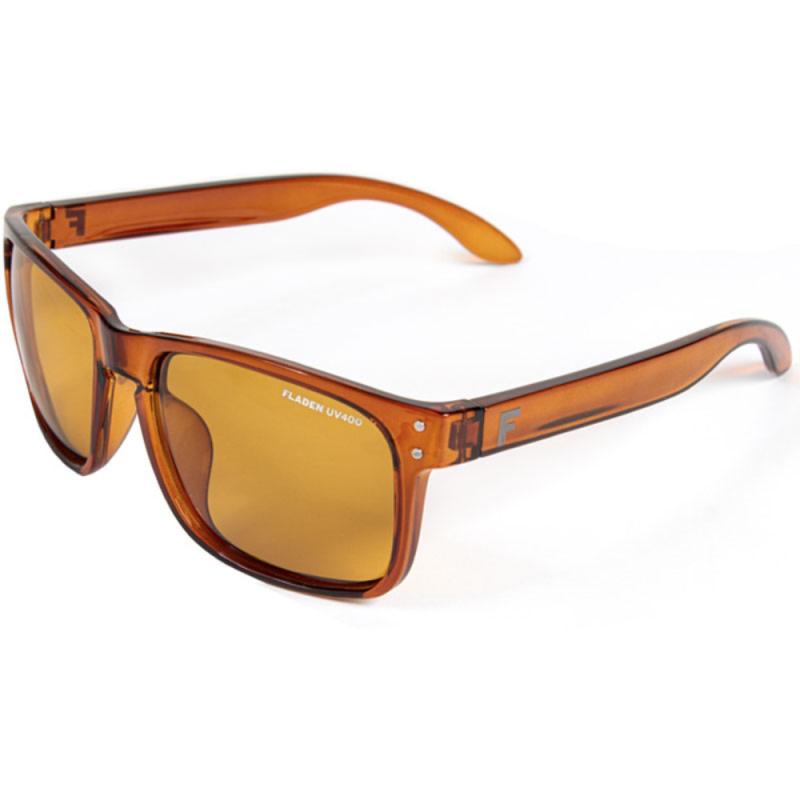 FLADEN sunglasses, polarized, all brown