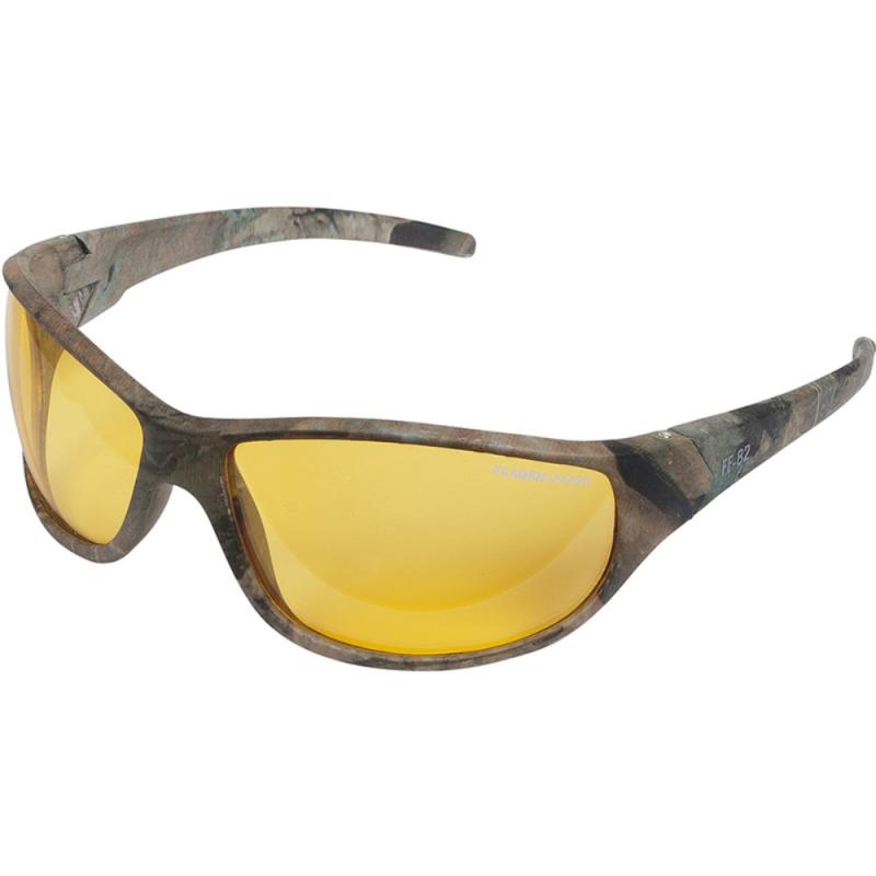 FLADEN sunglasses, polarized, Wild Camo frame, yellow lens