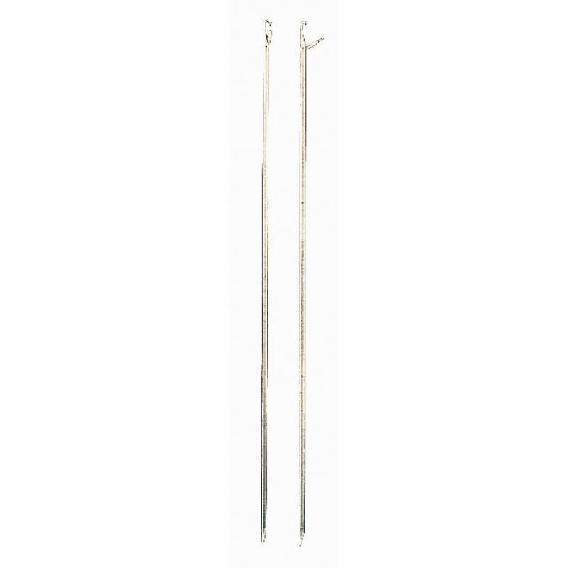Bait needle with articulated eyelet, 125mm 1pc.