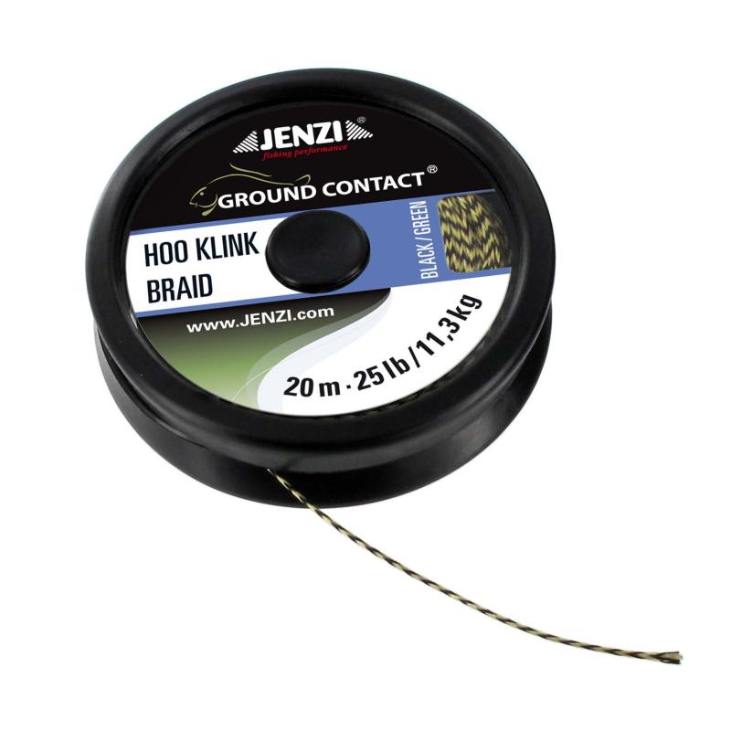 Jenzi Hooklink Braid Black/grün