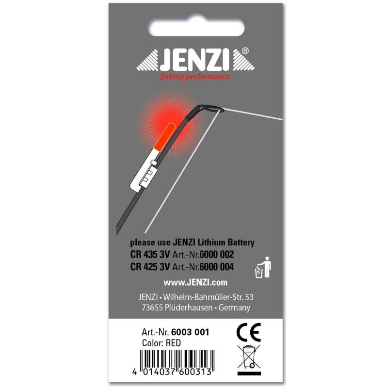 JENZI LED-tiplicht, rood, 3,5 mm, 1 st/SB