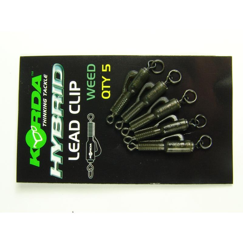 Korda Hybrid Lead Clips - 5 pieces weed