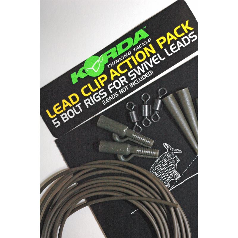 Korda Lead Clip Action Pack silver