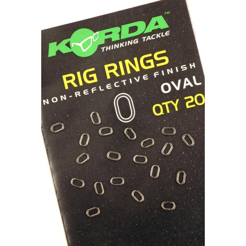 Korda Rig Ring Oval - 20 pieces