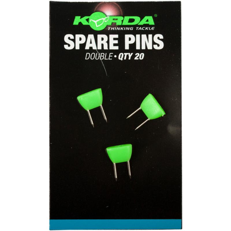 Korda Double Pins voor Rig Safes 20 pins per verpakking
