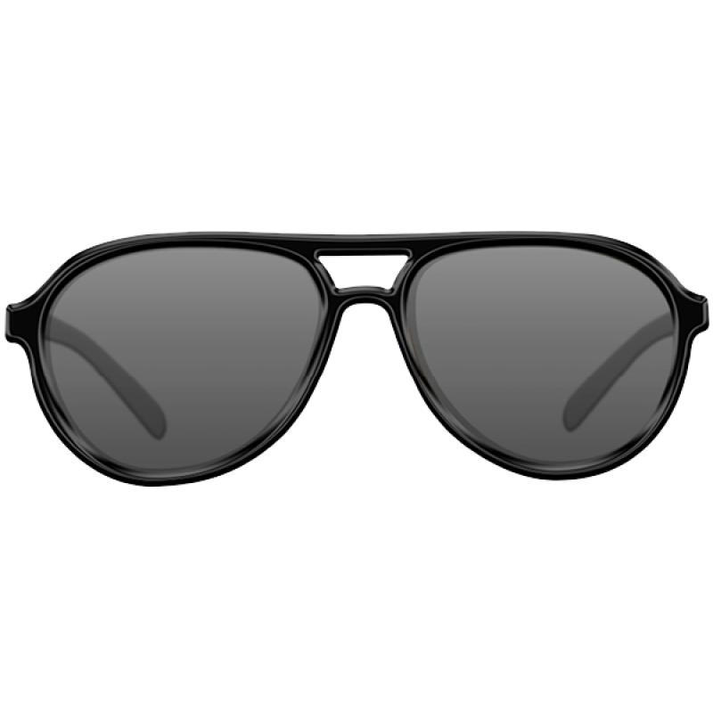 Korda Sunglasses Aviator Mat Black Frame Gray lens