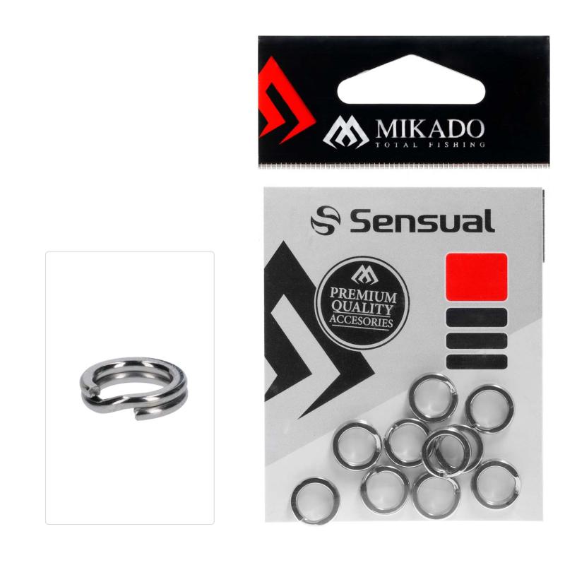 Mikado split ring - size 3.5X0.5.