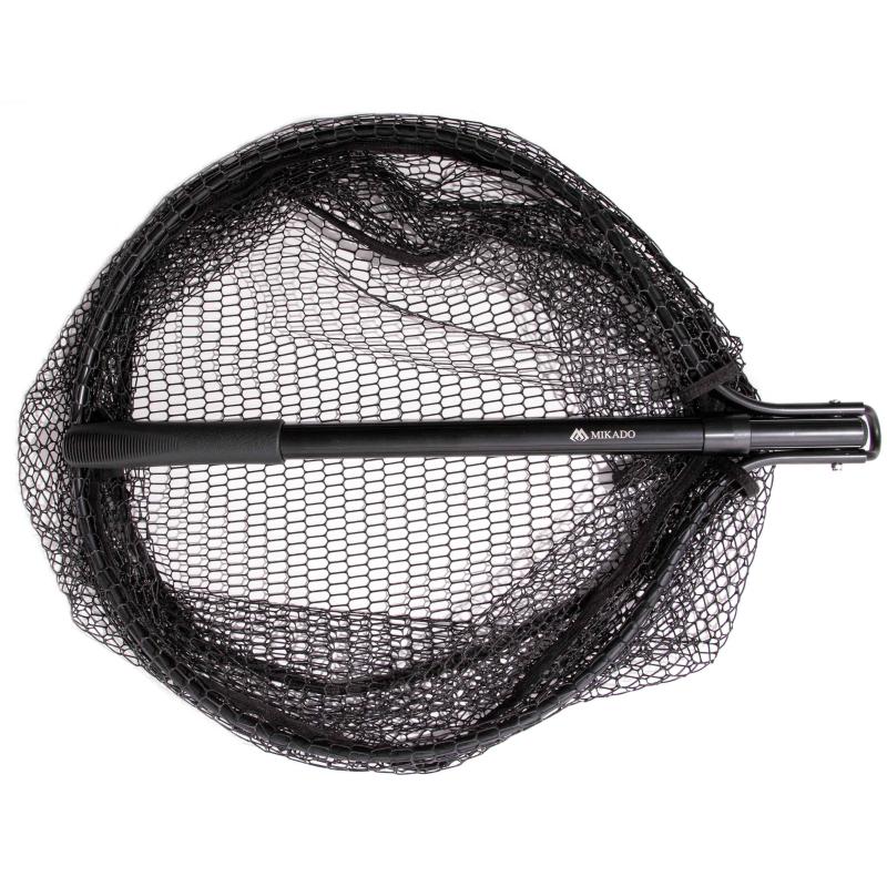 Mikado landing net 130cm 50/45cm rubber net 6X15mm