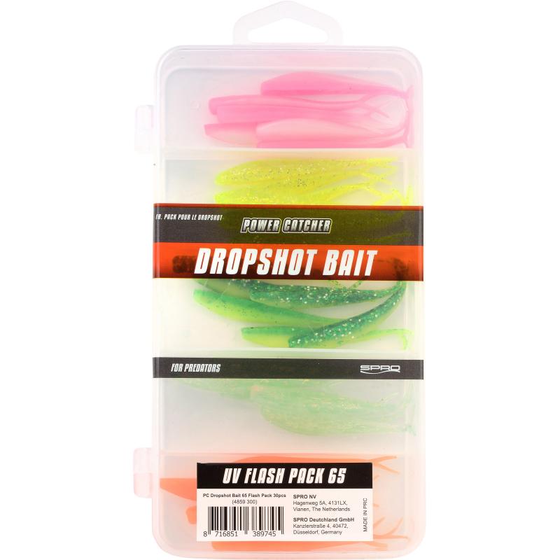 Spro Drop Shot Bait 65 Flash Pack