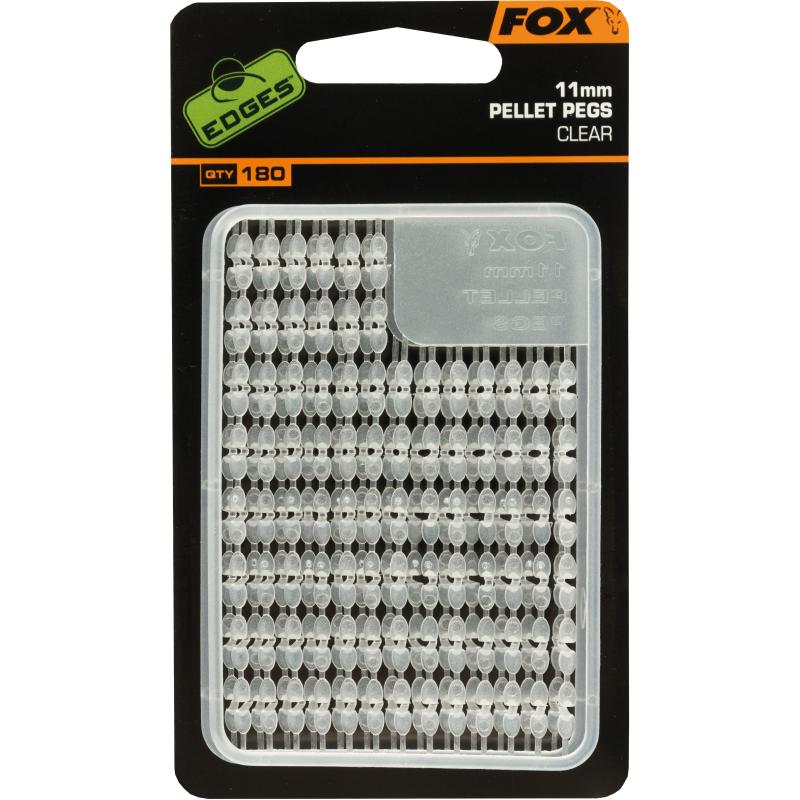 FOX Edges Pellet Pegs 11mm x 2 clear