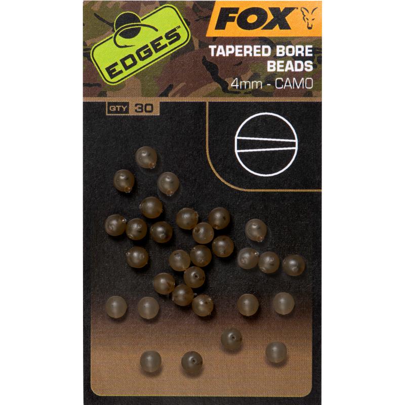 Fox Edges Camo Tapered Bore bead 4 mm x 30
