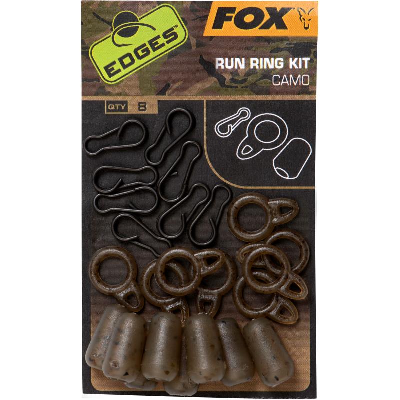 Fox Edges Camo Run Ring Kit x 8
