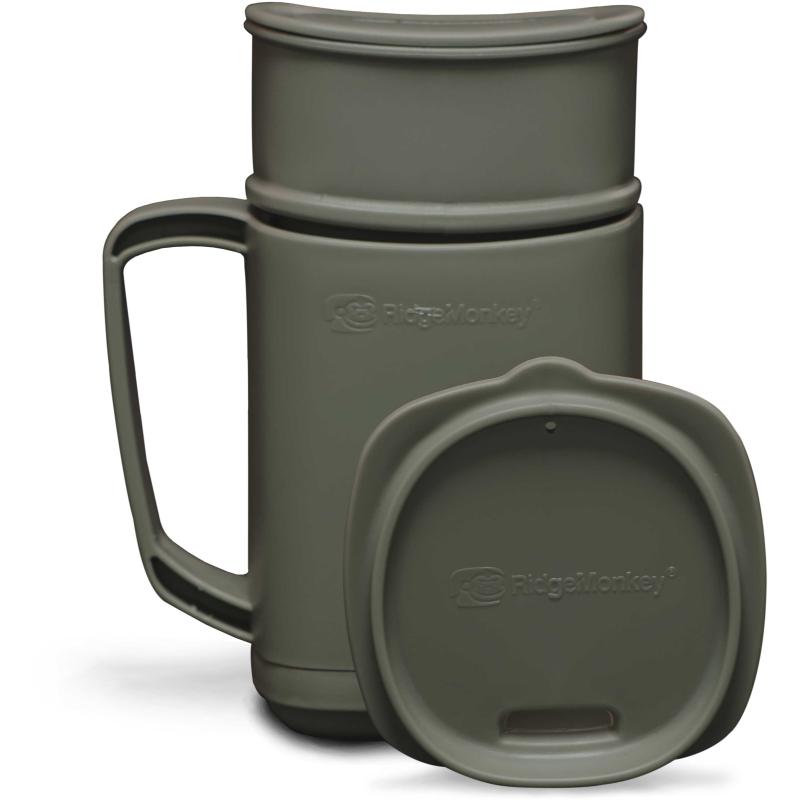 RidgeMonkey Thermo Mug DLX Brew Set groen