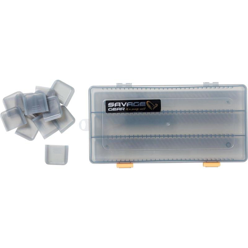 Savage Gear Flat Lure Box Smoke Kit 2Pcs 23X11X3.5Cm