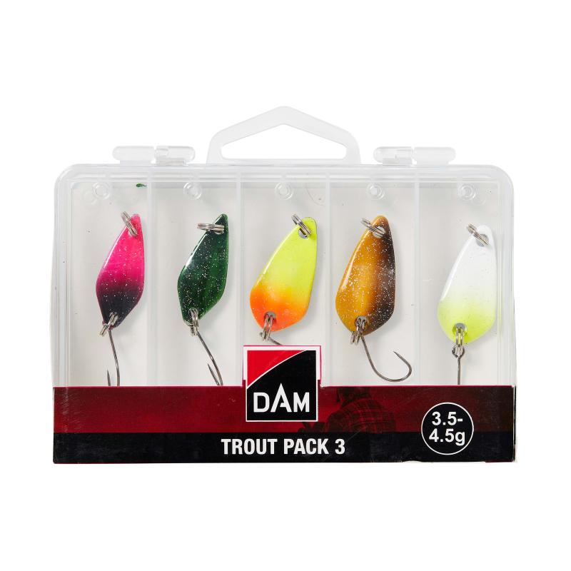 DAM Trout Pack 3 Inc. Boîte 3.5-4.5G
