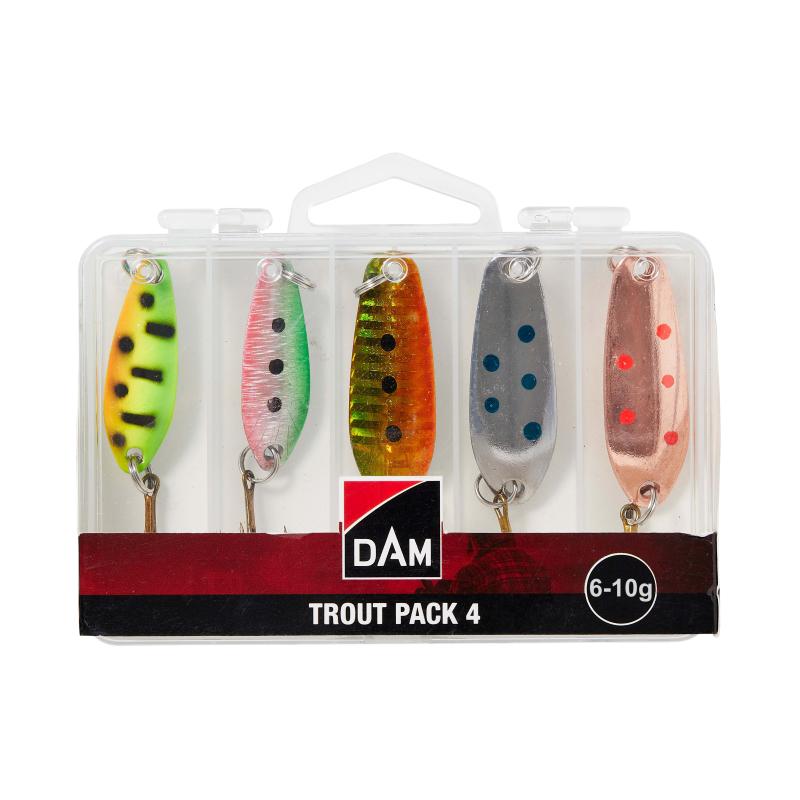 DAM Trout Pack 4 Inc. Boîte 5-8G