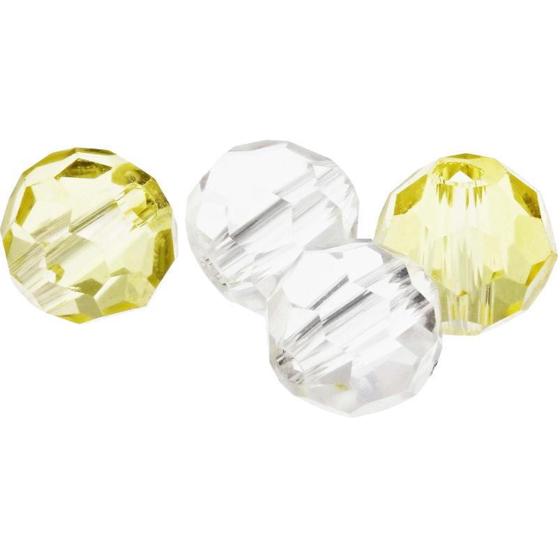 Westin glass beads Ø6mm 20pcs transparent