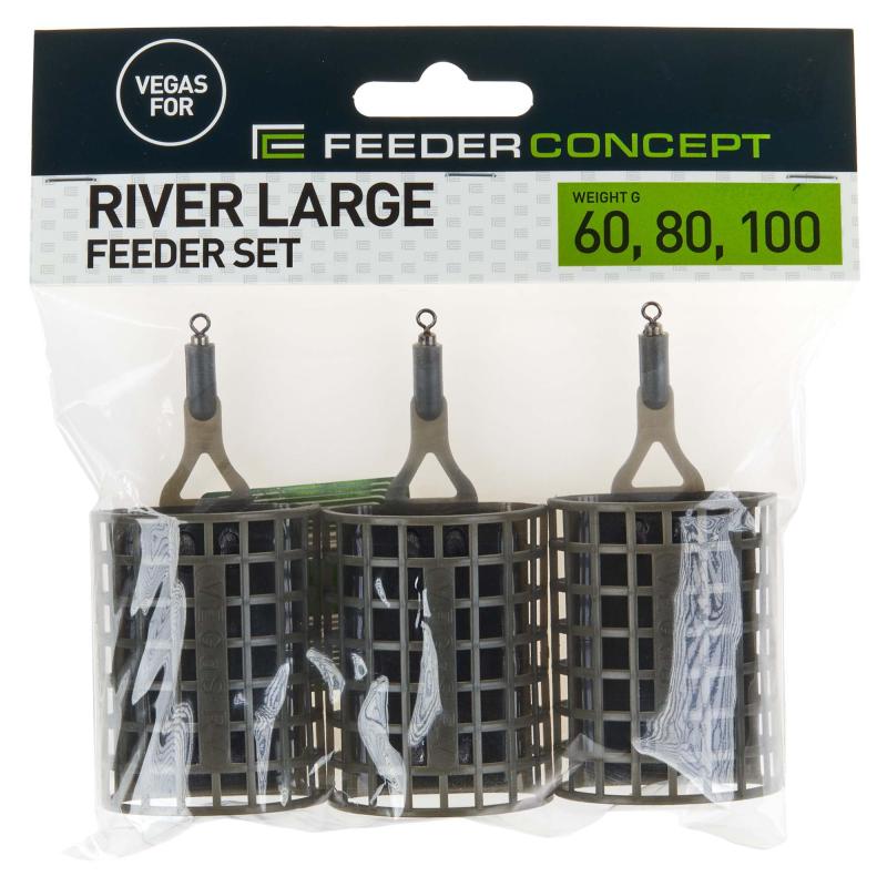 Feeder Concept feeder VEGAS RIVER LARGE cage 60/80/100g