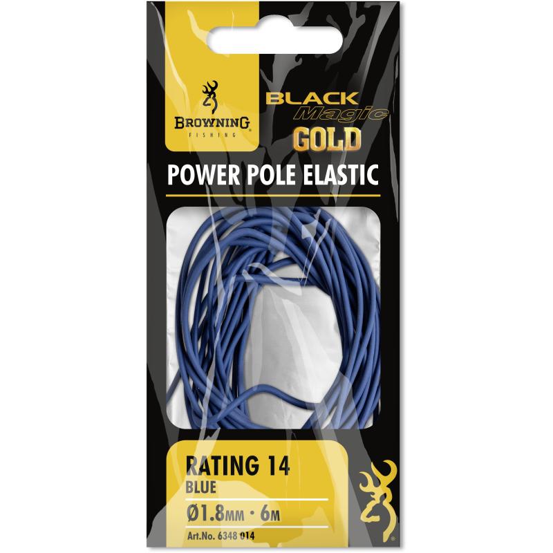 Browning Black Magic® 6,00m Gold Power Elastic bleu Ø1,8mm
