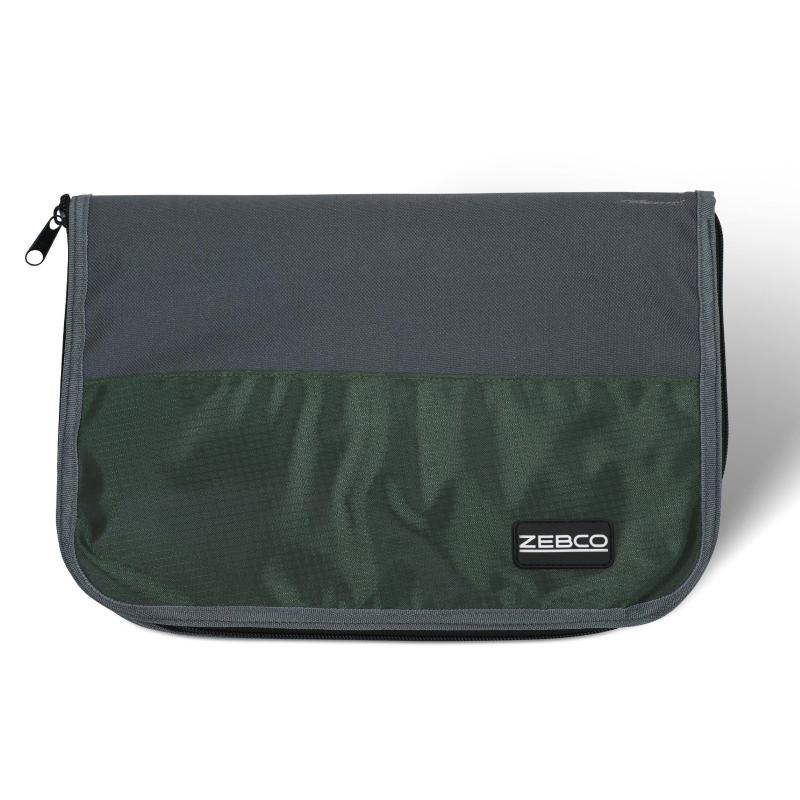 Zebco Vorfachtaschen Set L:25m B:34cm H:23cm grün/grau 250g
